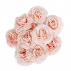 10Pcs Artificial Silk Camellia Flower Head Wedding Party Decor DIY LightPink   202402959257